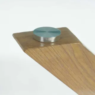 HERMOSA MESA CIRCULAR DE CRISTAL