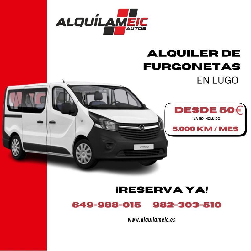 ALQUILER OPEL VIVARO 9 PLAZAS - foto 1