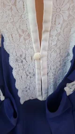 Completo donna 3 pezzi M bianco e blu