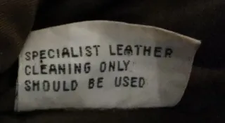 Chaqueta de piel marrón hombre