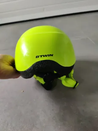 Casco bici niño amarillo 44-49cm XXS