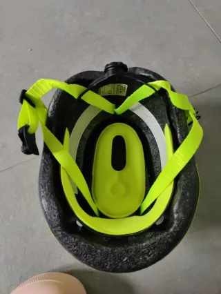 Casco bici niño amarillo 44-49cm XXS