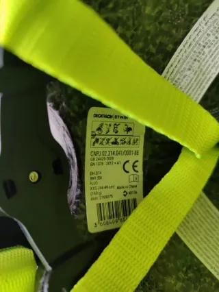 Casco bici niño amarillo 44-49cm XXS