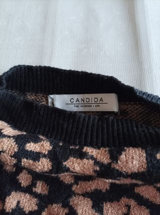 Maglione Candida animalier viscosa