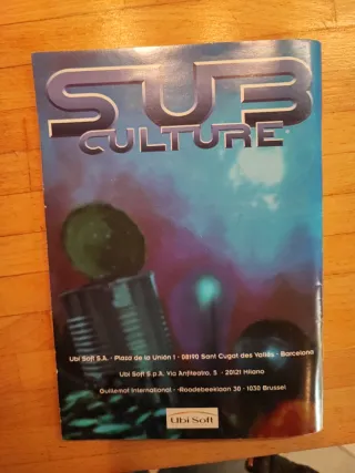 Sub Culture Ubi Soft Videogioco Vintage