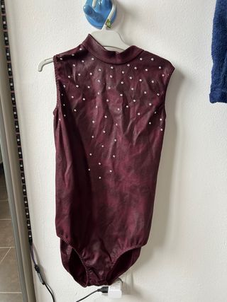 Maillot Gimnasia Morado Brillante