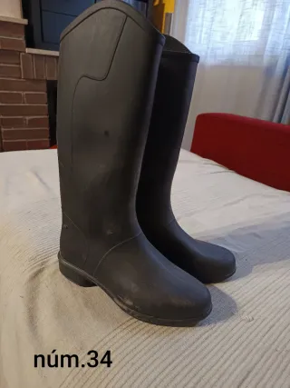 Botas de Hípica Negras Talla 34