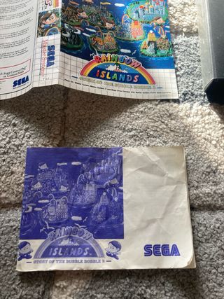 Rainbow Islands Master System Sega