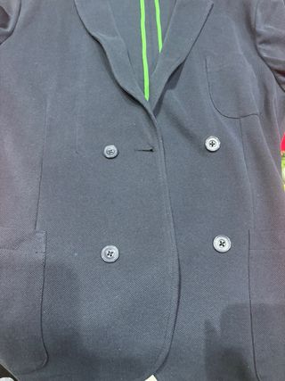 Blazer Doppio Petto Blu Notte Taglia M