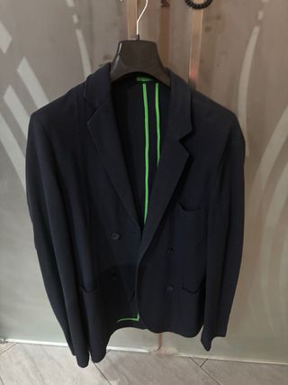 Blazer Doppio Petto Blu Notte Taglia M