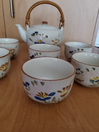 Juego de té/café/sake de cerámica