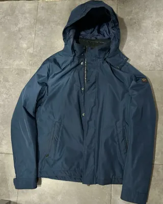 Chaqueta Paul & Shark impermeable azul