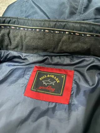 Chaqueta Paul & Shark impermeable azul