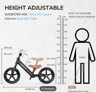 Bicicleta de equilibrio niños