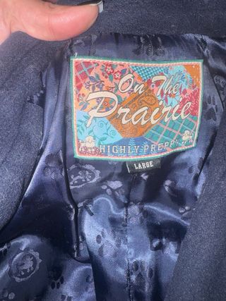 Abrigo/capa Highly Preppy Negro Talla L