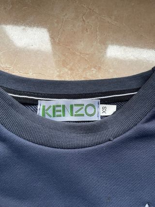 Sudadera Kenzo Azul Marino Bordado Tigre