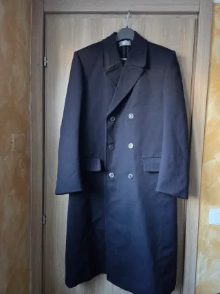 Cappotto sartoriale vintage lana taglia L