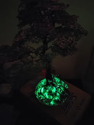 Albero Decorativo Filo di alluminio