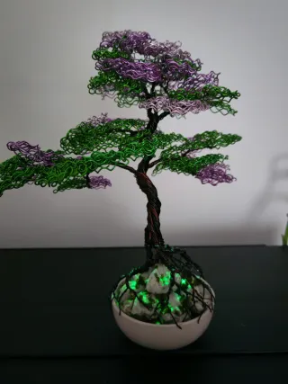 Albero Decorativo Filo di alluminio