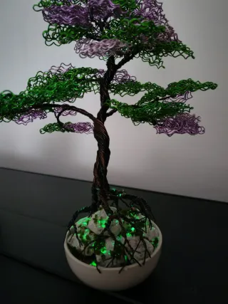 Albero Decorativo Filo di alluminio