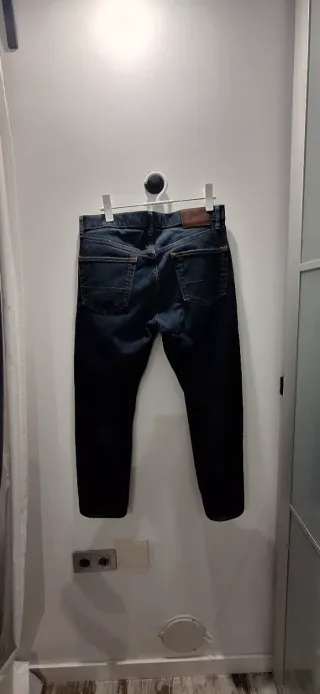 Vaqueros Hombre Azul Marino