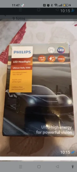 Bombillas LED Philips Ultinon Rally 3590