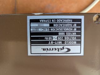 2 Calefactores 1000W