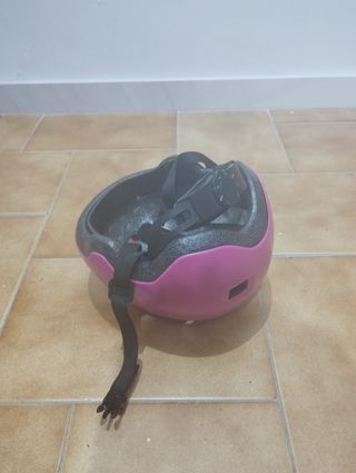 Casco Bicicleta Niño Rosa Decathlon