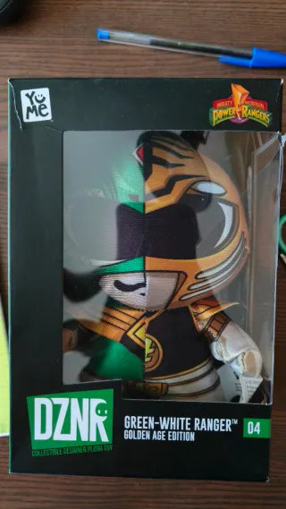 Peluche Power Rangers Green-White Ranger DZNR