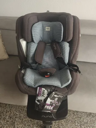 Silla coche Nuna Rebl 360 + extras