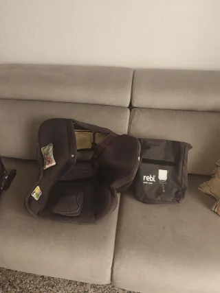 Silla coche Nuna Rebl 360 + extras