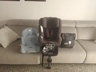 Silla coche Nuna Rebl 360 + extras