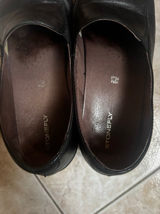 Mocassini Stonefly Pelle Neri 39