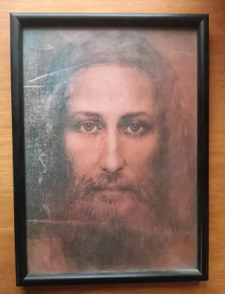 Cuadro de Jesús estilo impresionista
