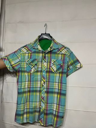 Camisa Tommy Hilfiger manga corta cuadros