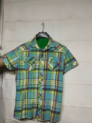 Camisa Tommy Hilfiger manga corta cuadros