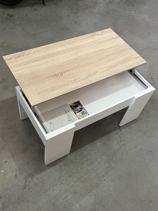 Mesa centro elevable 100x50cm