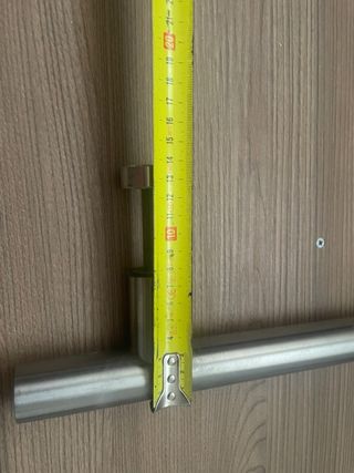 Tirador de puerta/mueble cromado