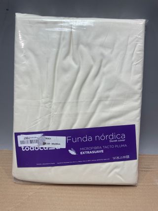 Funda Nórdica Microfibra Tacto Pluma Beig 180x220c