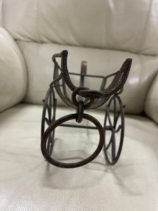 Carretilla decorativa metal vintage