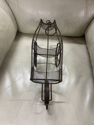 Carretilla decorativa metal vintage