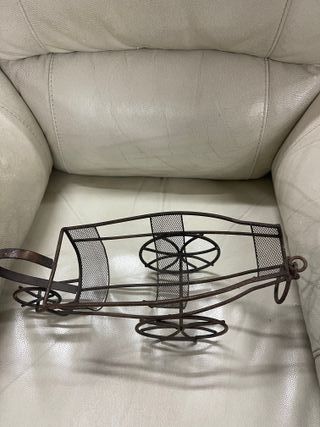 Carretilla decorativa metal vintage