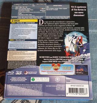 Película blu-ray Pesadilla Antes de Navidad 3D