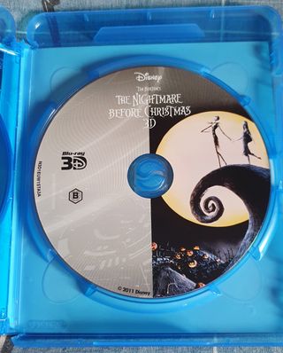 Película blu-ray Pesadilla Antes de Navidad 3D