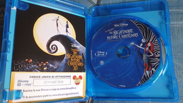 Película blu-ray Pesadilla Antes de Navidad 3D