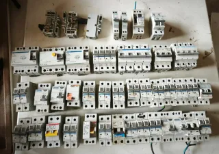 Lote interruptores diferenciales modulares