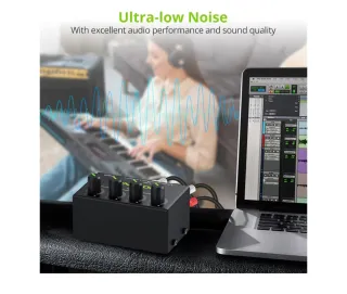 Mini mezclador audio LINKFOR