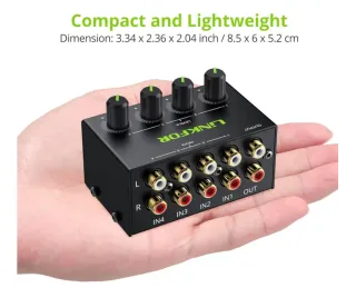 Mini mezclador audio LINKFOR