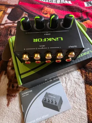 Mini mezclador audio LINKFOR