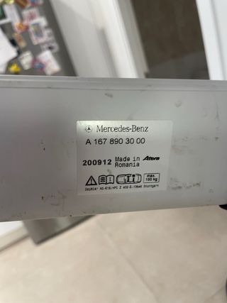 Cofre Mercedes GLE y Barras de Techo